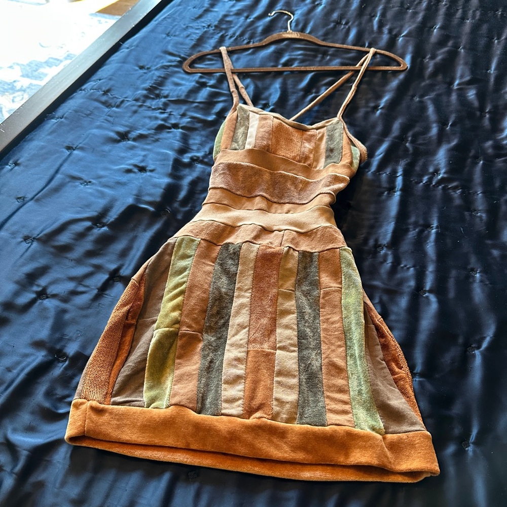 Striped Multicolor Sleeveless Dress